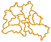 Karte Bezirke Berlin Map Plan