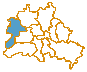 Karte Bezirk Spandau Map Plan